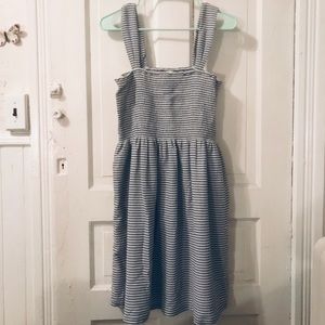 Adorable striped madewell dress, worn once!